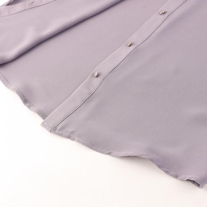 透膚清涼百搭雪紡襯衫 寬鬆顯瘦上衣 飛飛袖飛鼠袖 喇叭袖 荷葉邊 花邊 純色襯衫