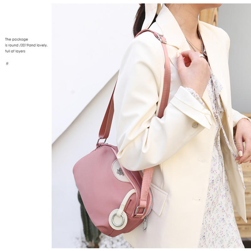 【火爆促銷，買一送一】新款牛津布斜跨休閒女包 高品質布料 柔軟 防水 耐磨