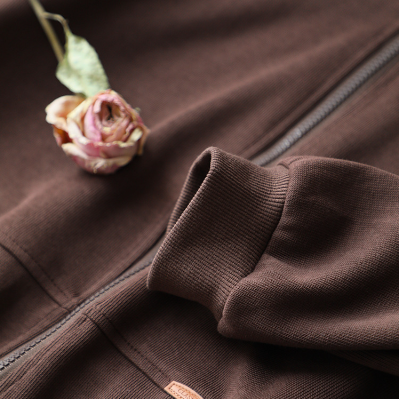 韓版休閒拉鍊外套-春秋寬鬆百搭棒球服風夾克