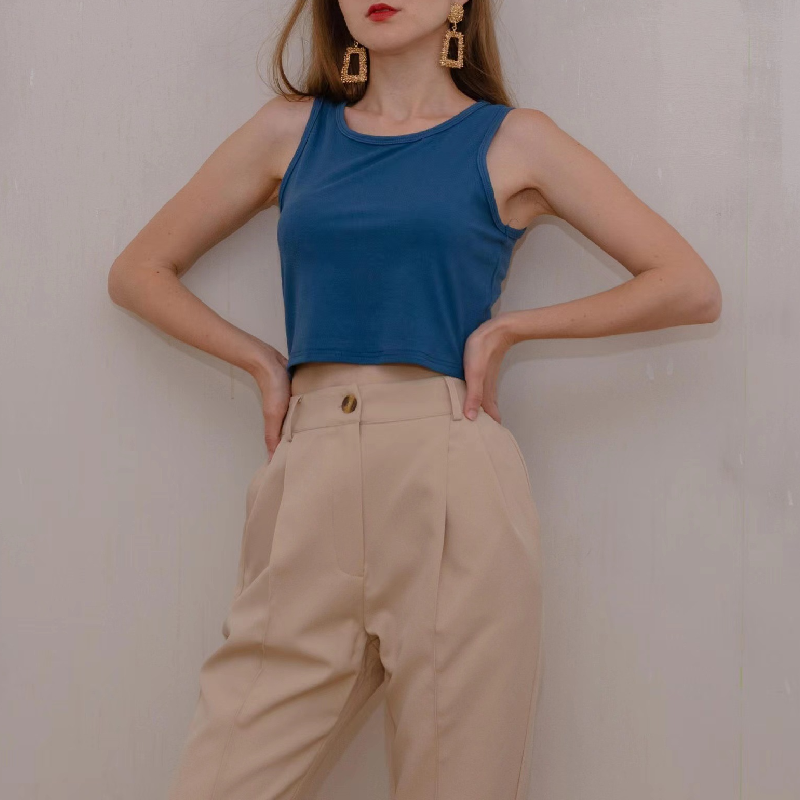 韓版顯瘦彈性內搭短版背心小可愛上衣*8色