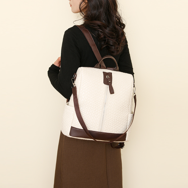 歐美復古雙肩背包—休閒防盜設計，戶外旅行必備