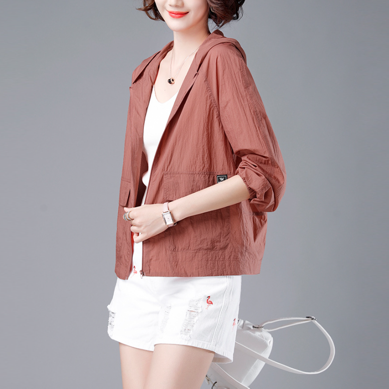 寬鬆百搭輕便防曬短外套 大尺碼長袖上衣