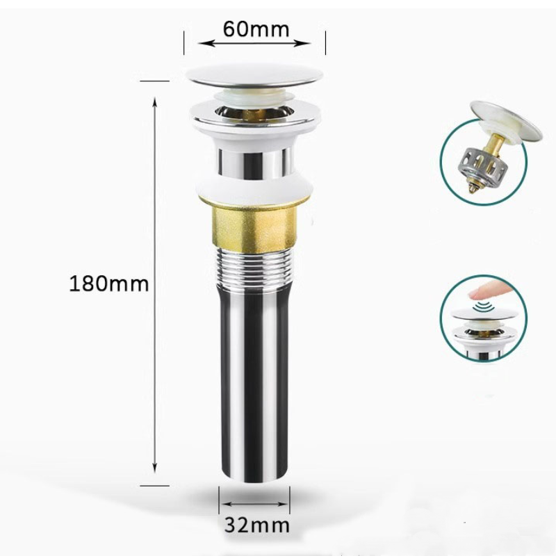 3 Pezzi Filtro Lavello Cucina in Acciaio Inox Filtro Anti-intasamento