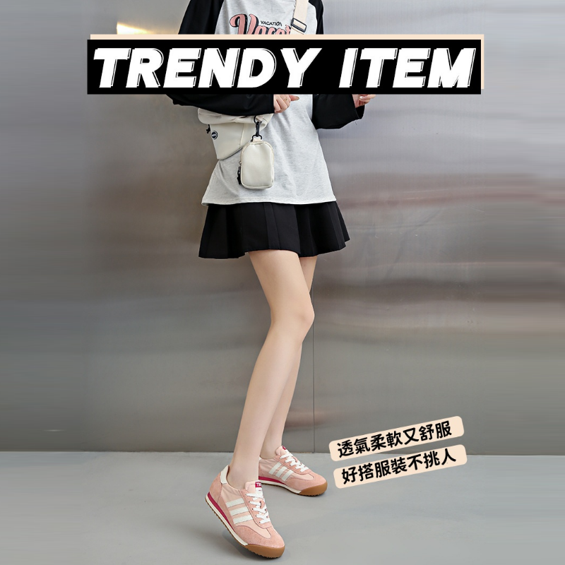 復古百搭德訓鞋厚底輕便阿甘鞋潮人