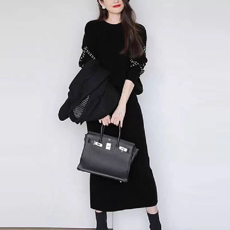 優雅OL休閒套裝 高級感氣質小香風簡約兩件套