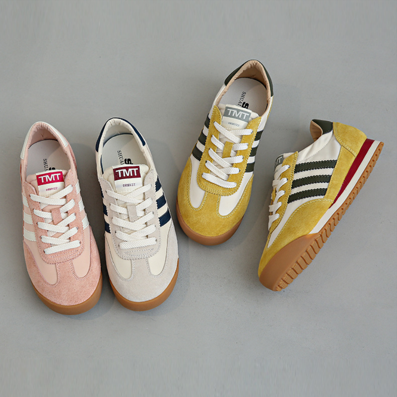 復古百搭德訓鞋厚底輕便阿甘鞋潮人