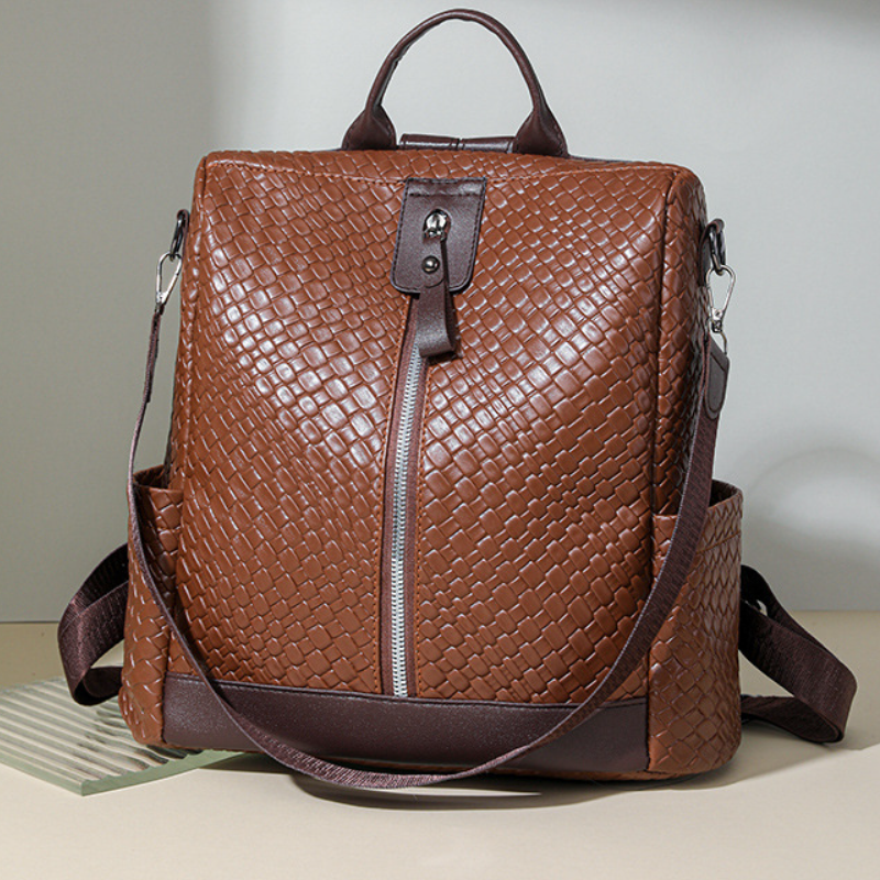 歐美復古雙肩背包—休閒防盜設計，戶外旅行必備