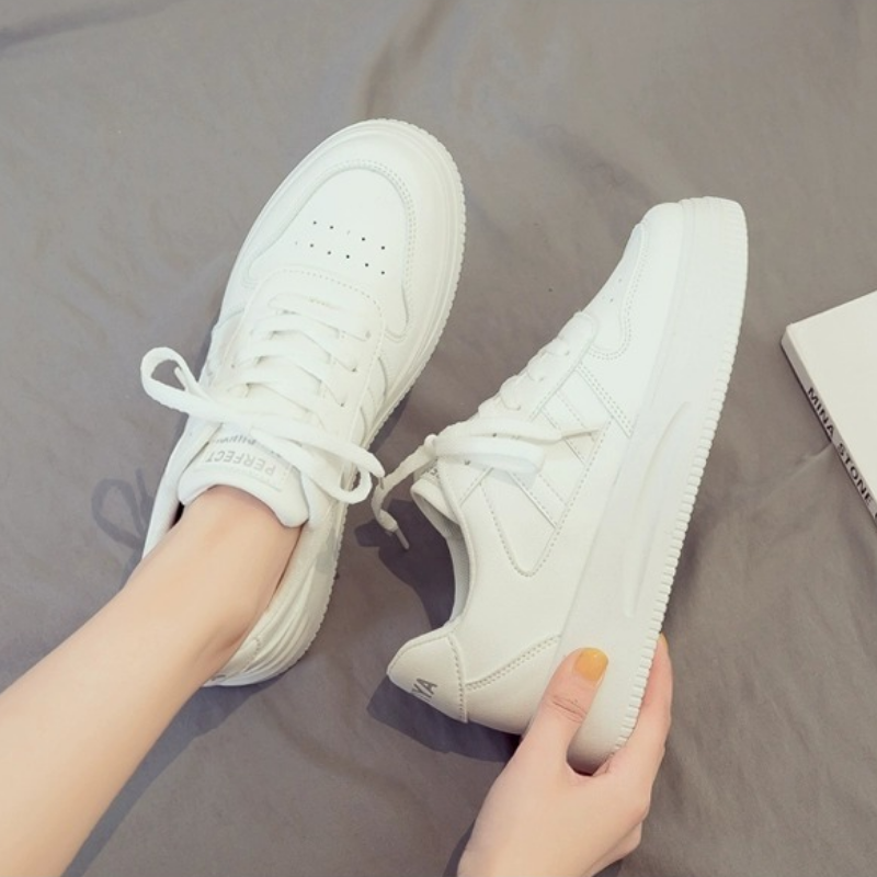 韓系復古小白鞋 氧氣底休閒鞋/3色 35-40