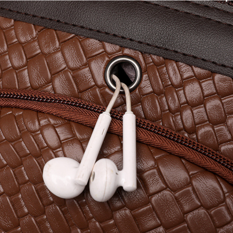 歐美復古雙肩背包—休閒防盜設計，戶外旅行必備