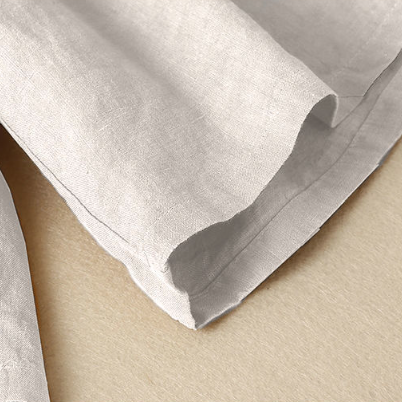 女棉麻五分中褲直筒休閒高腰亞麻寬腿短褲