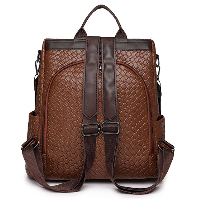 歐美復古雙肩背包—休閒防盜設計，戶外旅行必備