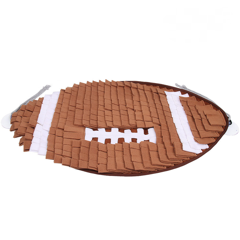 Pet Dog Snuffle Sniffing Mat Foraging Puzzle Toy Nose Training Pad Football - Picture 15 of 15