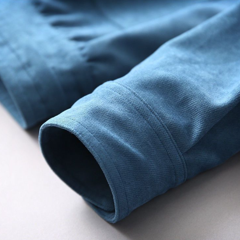 細絨布寬鬆外套-顯瘦純色設計 韓版時尚百搭上衣