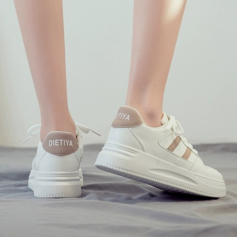 韓系復古小白鞋 氧氣底休閒鞋/3色 35-40