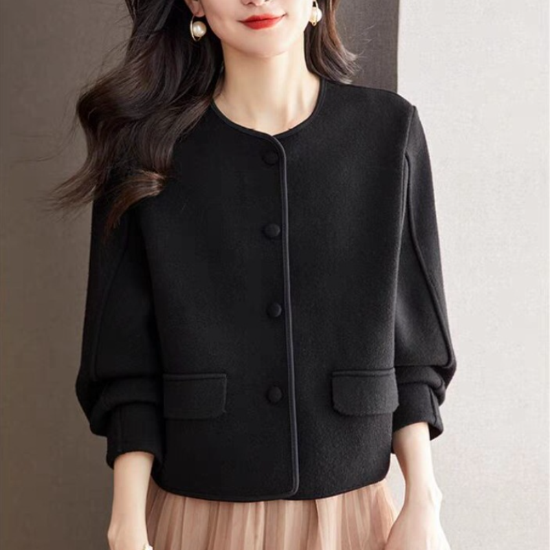 優雅氣質超好看開襟衫短外套 小香風搭配連身裙外搭