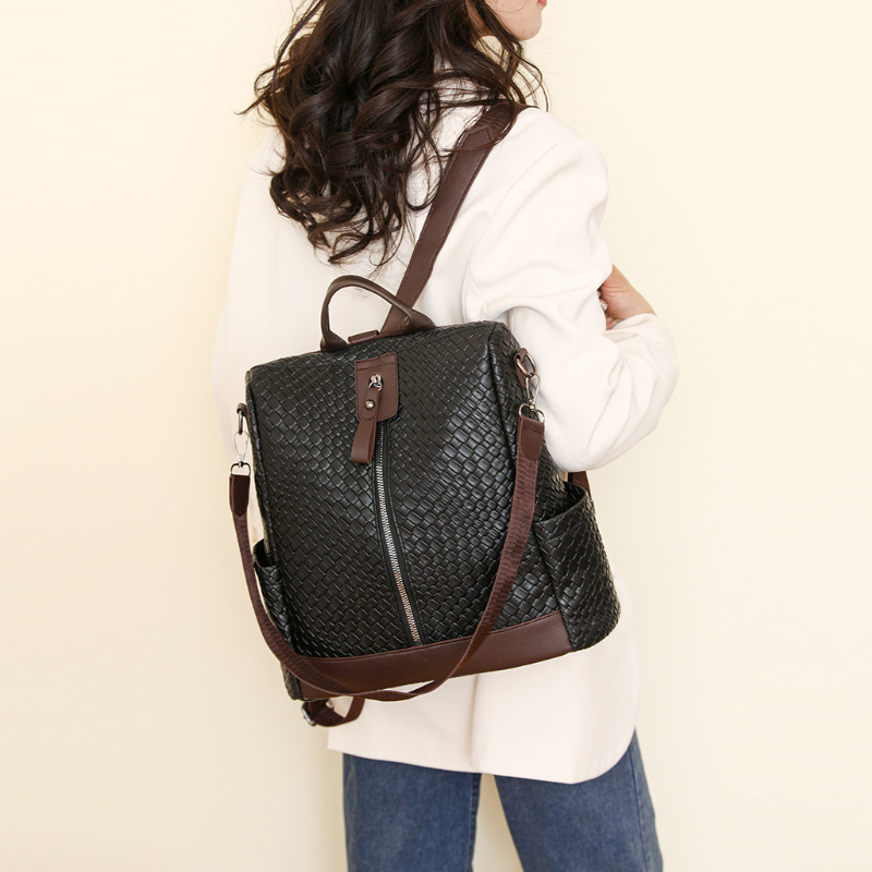 歐美復古雙肩背包—休閒防盜設計，戶外旅行必備