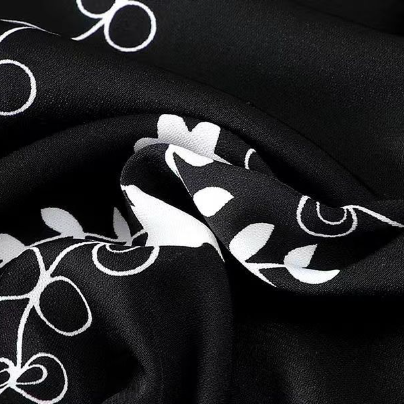 溫柔好感 高腰 大尺碼 寬鬆 印花 遮胯顯瘦 中長 a字 大擺 半身裙