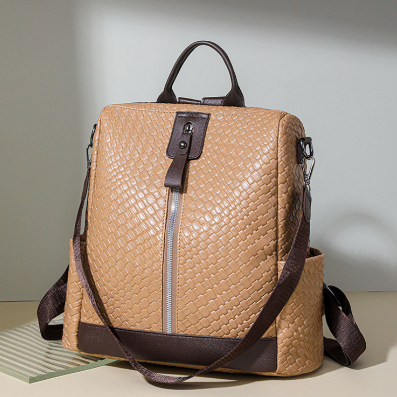 歐美復古雙肩背包—休閒防盜設計，戶外旅行必備