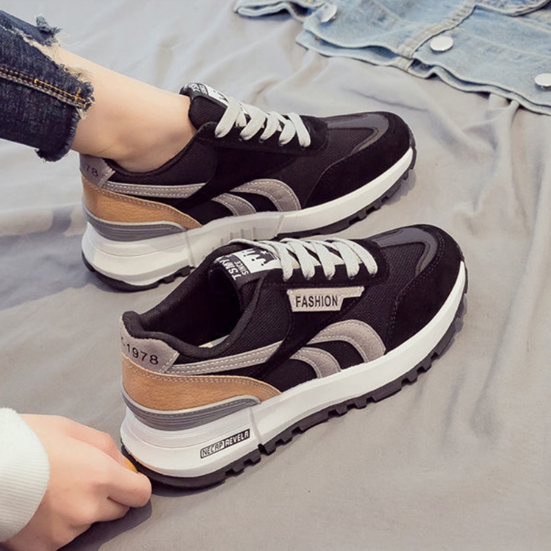 韓版透氣休閒運動鞋-阿甘鞋風格 男女同款網面小白鞋