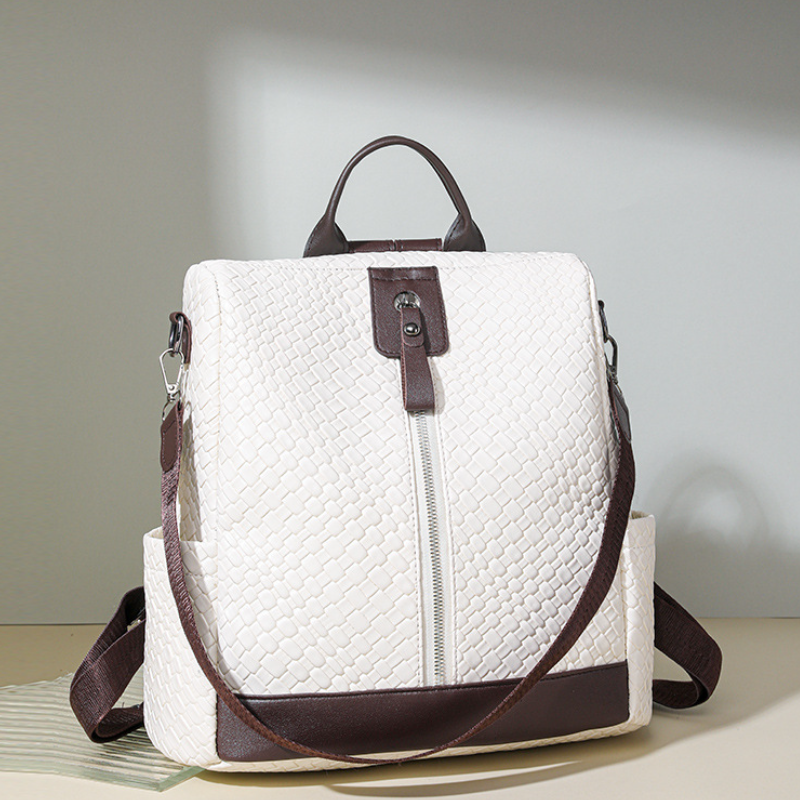 歐美復古雙肩背包—休閒防盜設計，戶外旅行必備