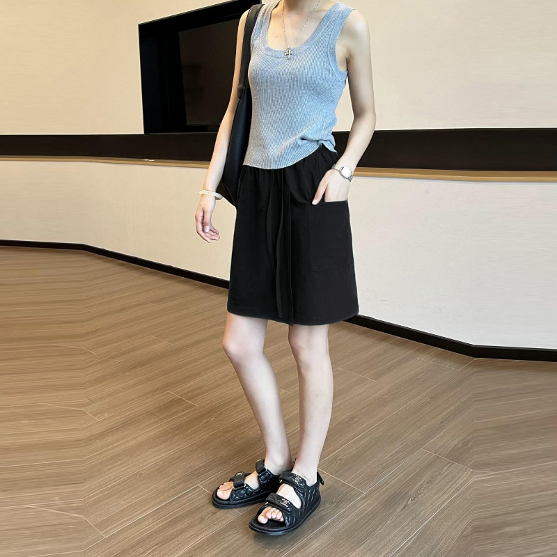 抗UV高腰A字褲裙 濕熱天專屬 薄款顯瘦寬鬆大碼短褲褲裙