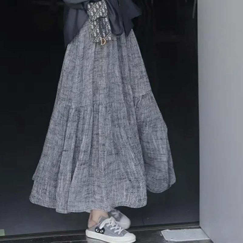 【單品可選】溫柔系時尚兩件套-設計感襯衫+高腰半身裙 韓版輕鬆穿搭