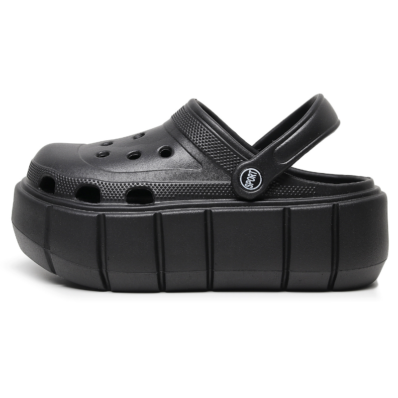 雲朵柔軟觸感涼鞋 夏日沙灘兩穿包頭涼拖水鞋 厚底增高 時尚外穿