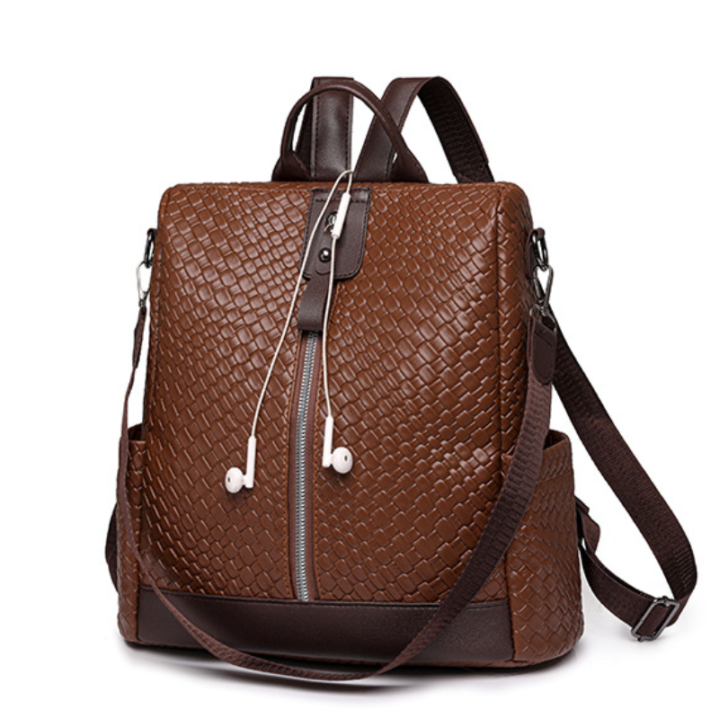 歐美復古雙肩背包—休閒防盜設計，戶外旅行必備