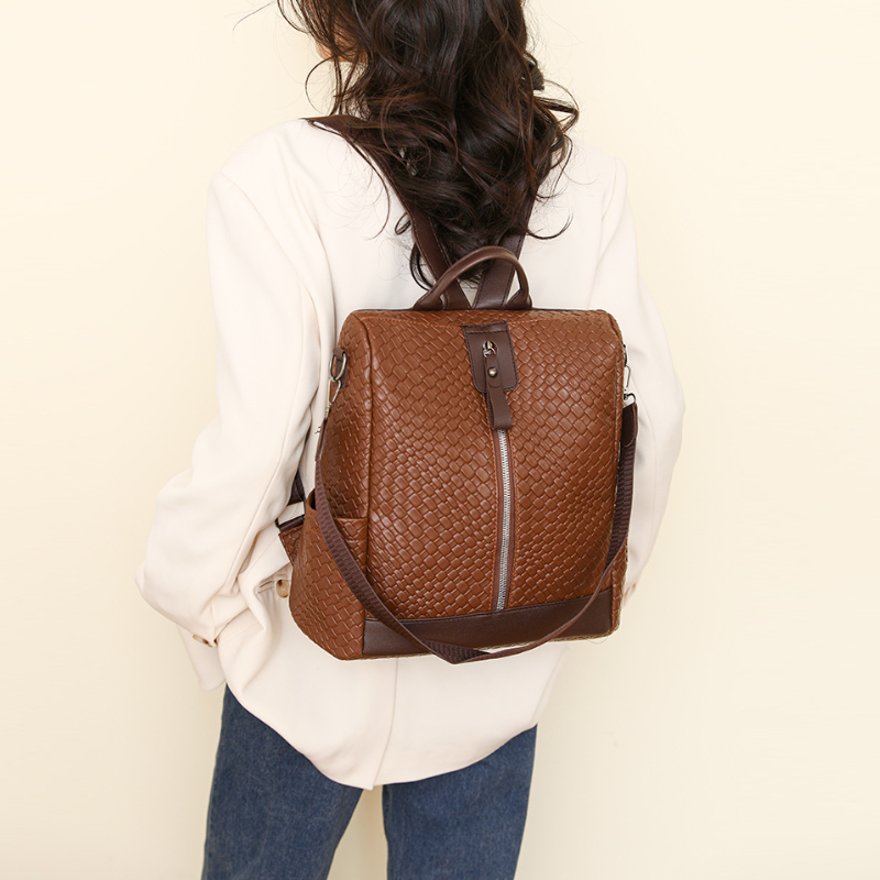 歐美復古雙肩背包—休閒防盜設計，戶外旅行必備