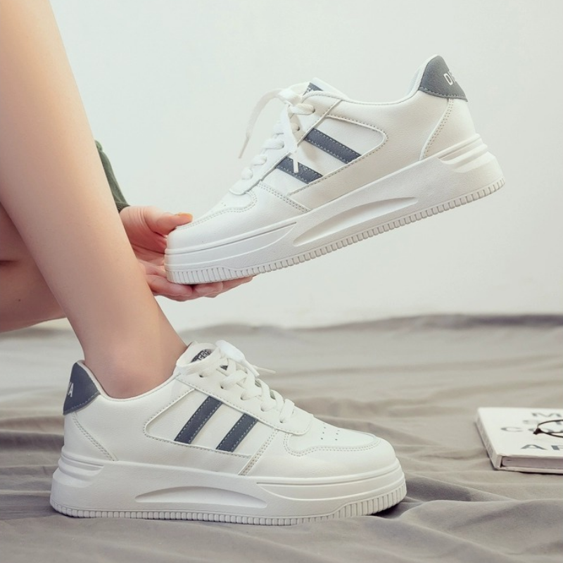 韓系復古小白鞋 氧氣底休閒鞋/3色 35-40