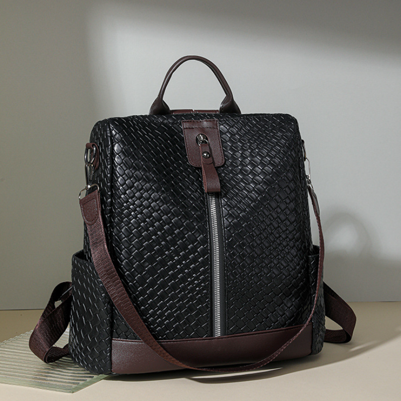 歐美復古雙肩背包—休閒防盜設計，戶外旅行必備