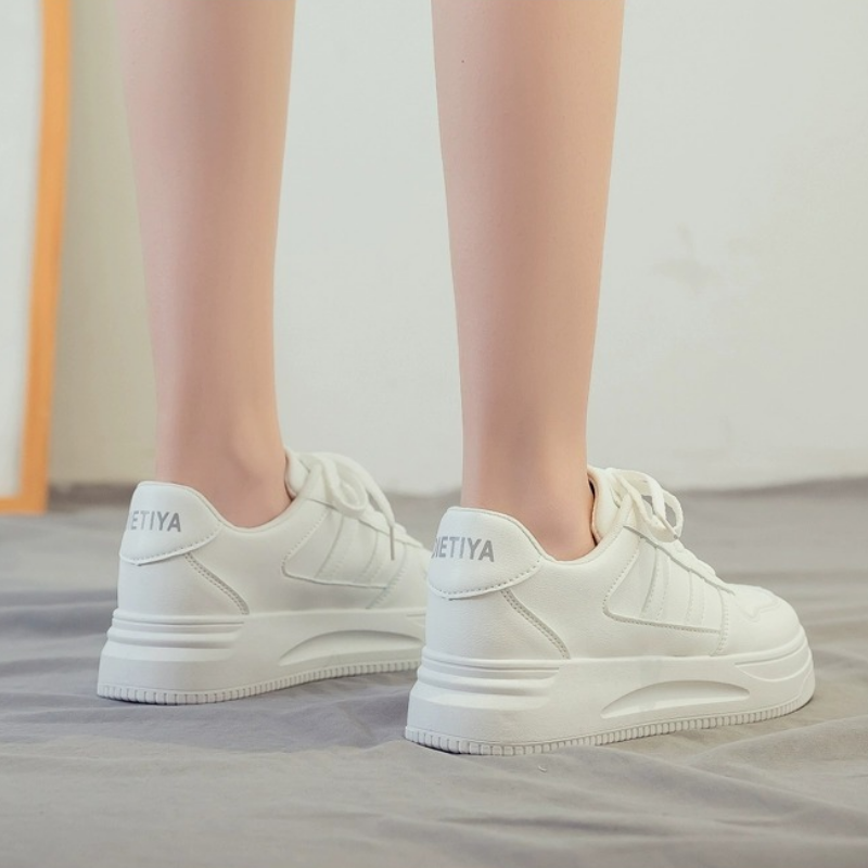 韓系復古小白鞋 氧氣底休閒鞋/3色 35-40