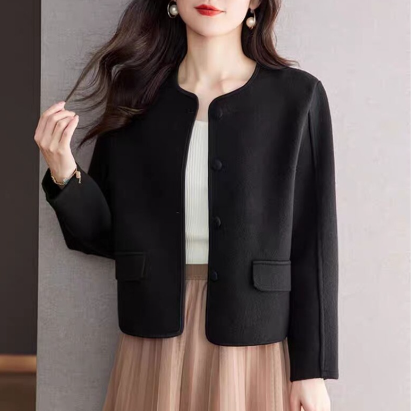 優雅氣質超好看開襟衫短外套 小香風搭配連身裙外搭